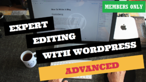 Expert Editing With WordPress Advanced