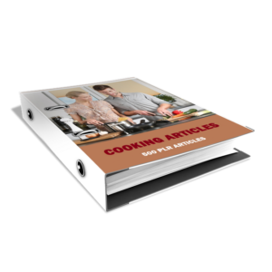 Cooking Niche PLR Article Pack